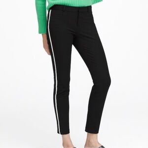 Banana Republic Sloan Skinny Black Side-Stripe Pant